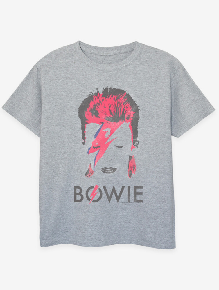 

Детская футболка NW2 David Bowie с принтом Heather Grey George., серый