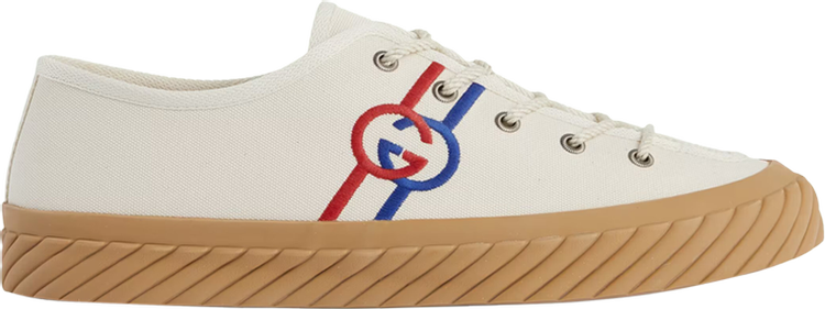 Кроссовки Gucci Interlocking G Low Beige, бежевый - фото