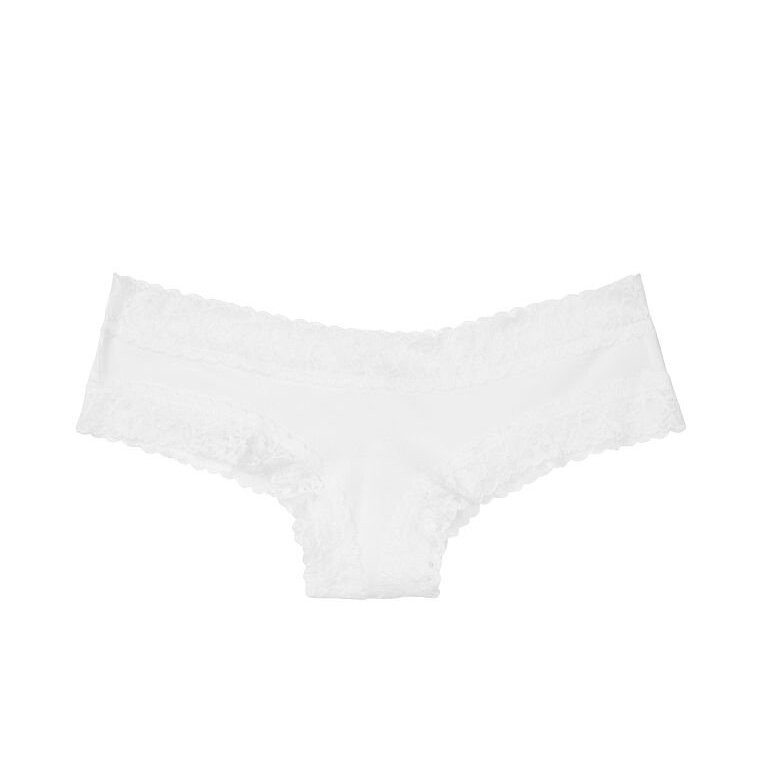 

Кружевные трусики Victoria's Secret Waist Cotton, белый