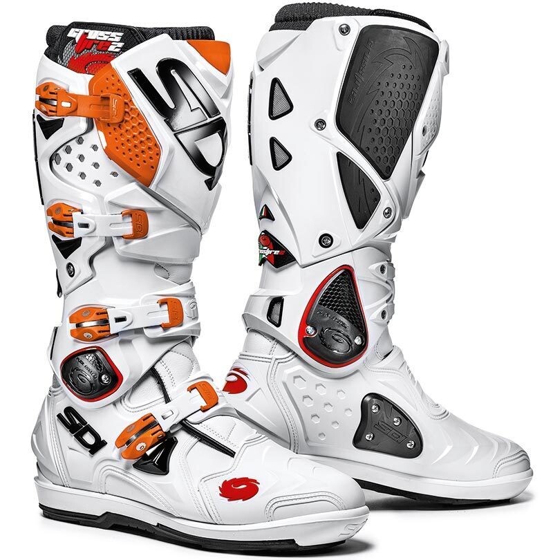 

Sidi Crossfire 2 SRS Мотокросс сапоги, белый/оранжевый, Серый
