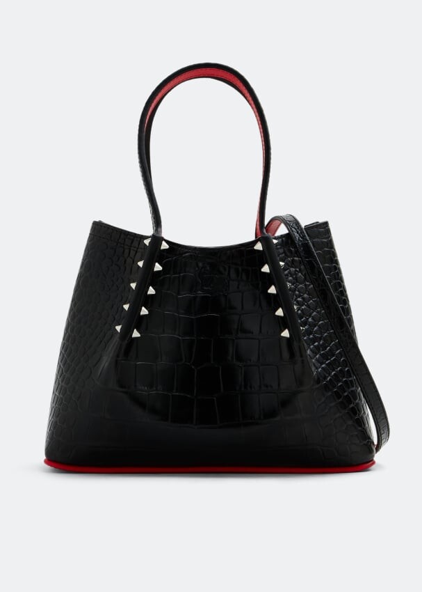 

Сумка-тоут CHRISTIAN LOUBOUTIN Cabarock mini tote bag, черный
