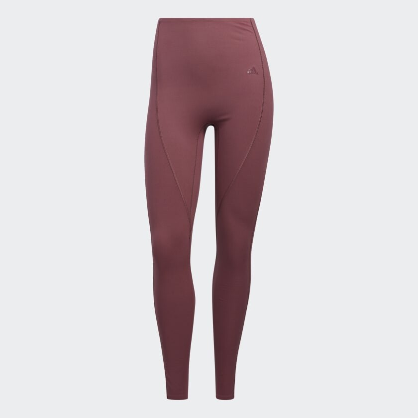 

Леггинсы adidas Yoga 4 Elements 7/8, пыльно-бордовый