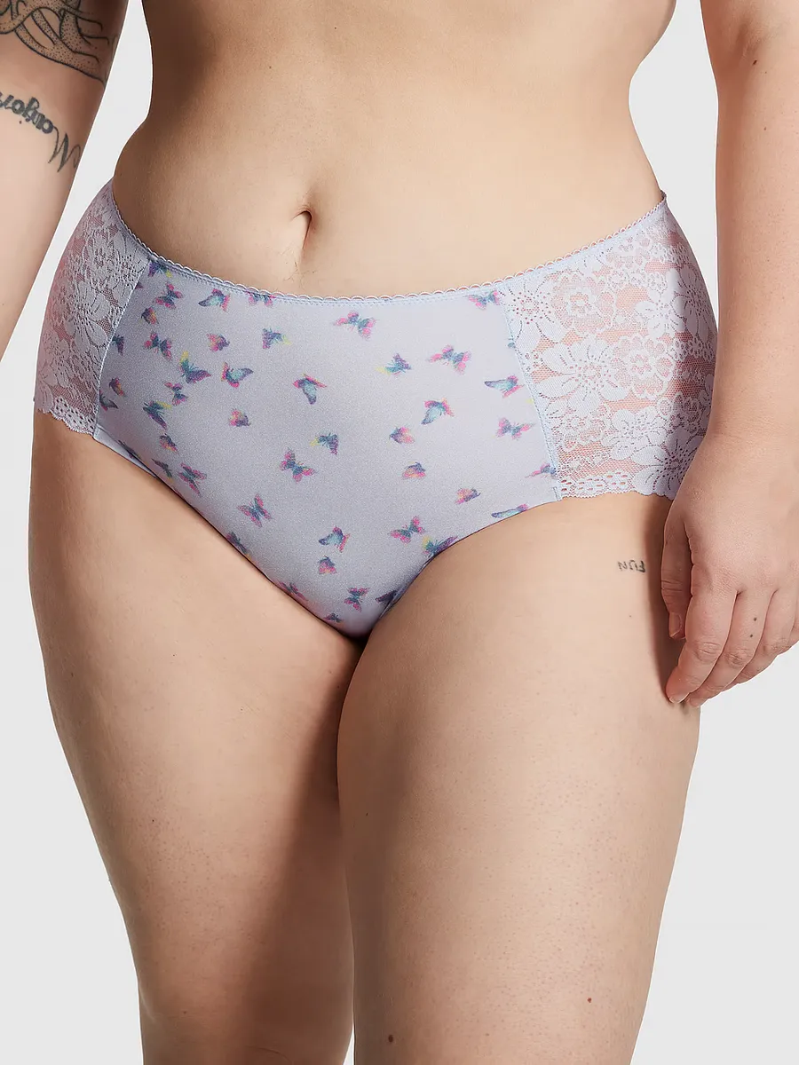 

Непоказывающиеся дерзкие трусики Pink, цвет Soft Iris Butterfly Print