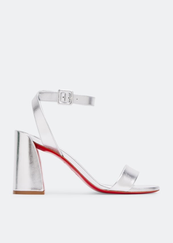 

Сандалии CHRISTIAN LOUBOUTIN Miss Sabina 85 sandals, серебряный