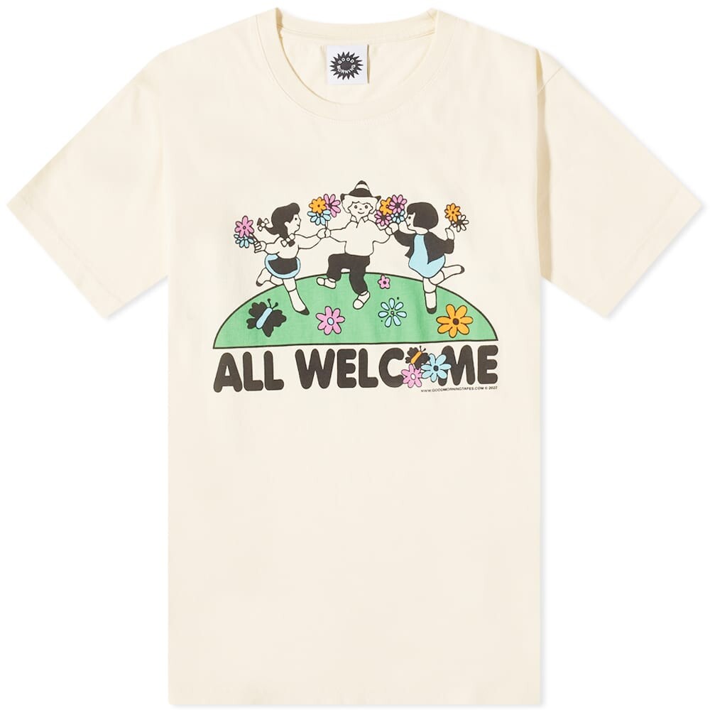 

Футболка Good Morning Tapes All Welcome Garden Tee, Белый