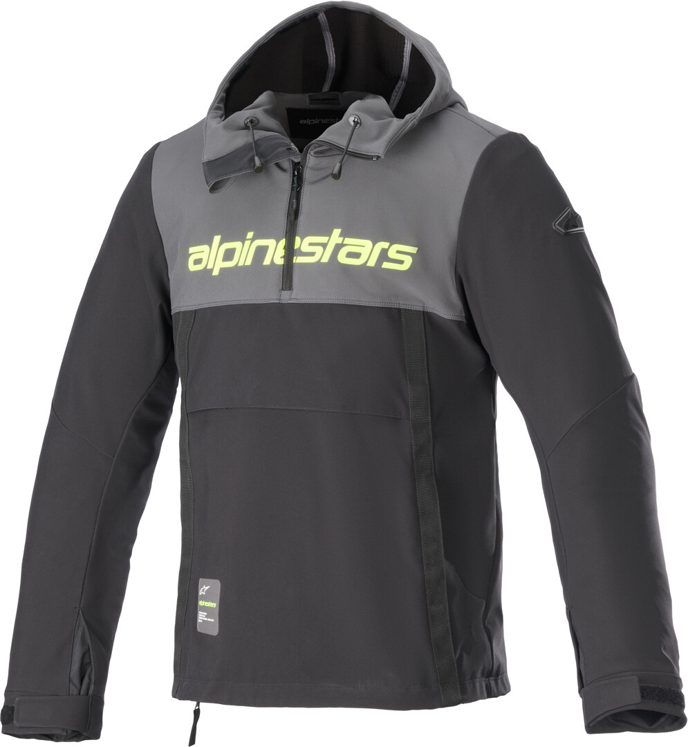 

Мотоциклетная текстильная куртка Alpinestars Sherpa, черный/серый/желтый