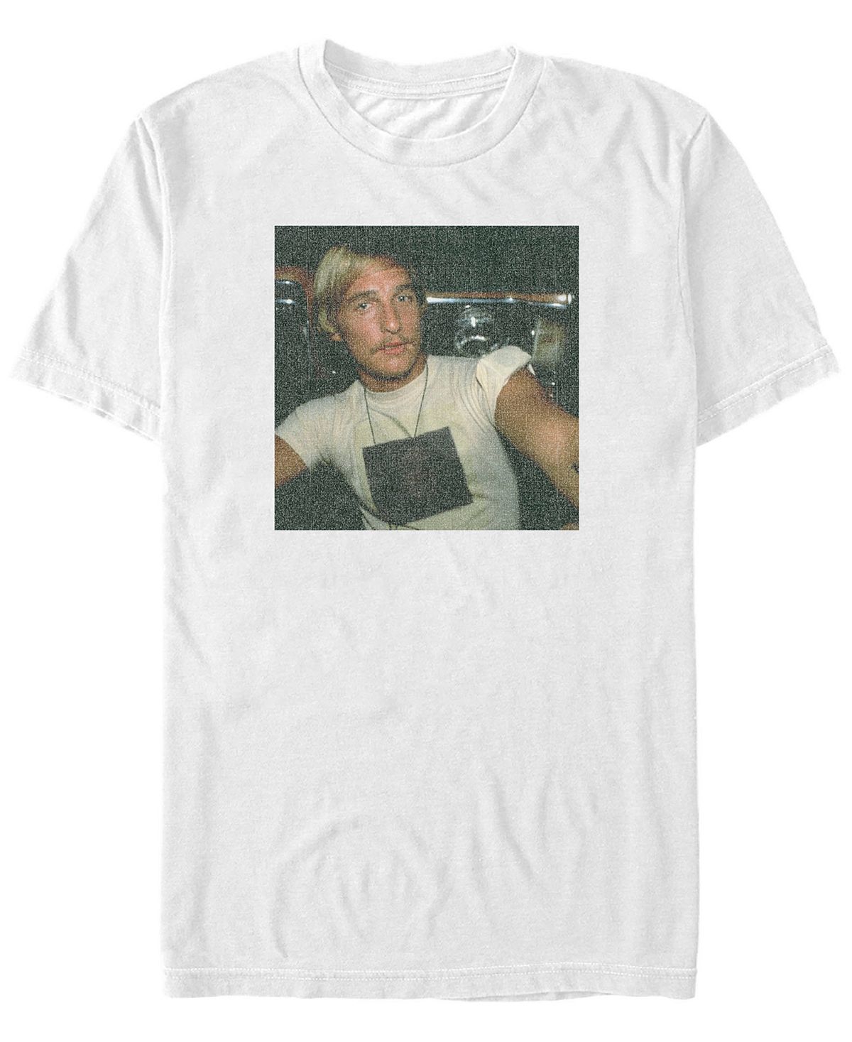 Мужская футболка с коротким рукавом в стиле ретро с изображением дэвида вудерсона Fifth Sun, белый