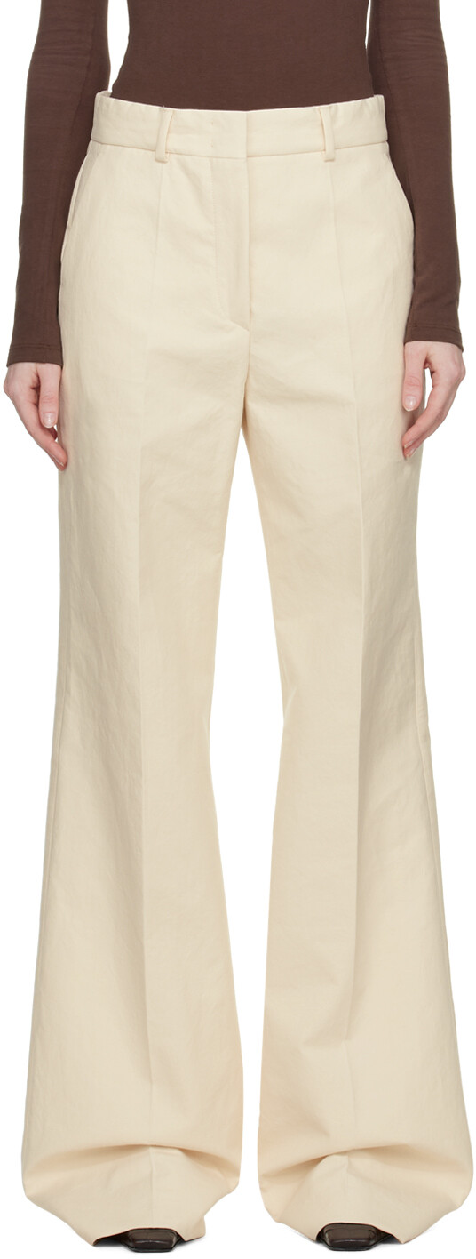 

Брюки Off-White Canale Sportmax, Серый, Брюки Off-White Canale Sportmax