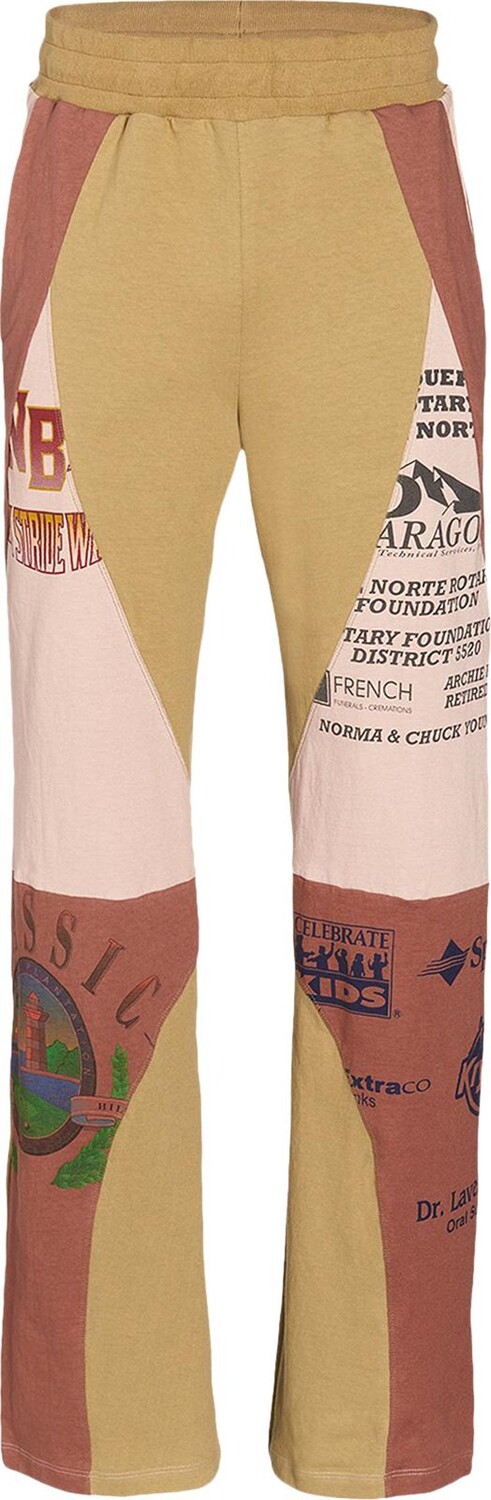 

Футболка Marine Serre Graphic T-Shirts Track Pants 'Green', зеленый