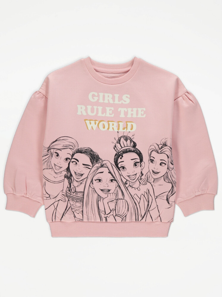 

Розовый свитшот Disney Princess Rule The World George., розовый