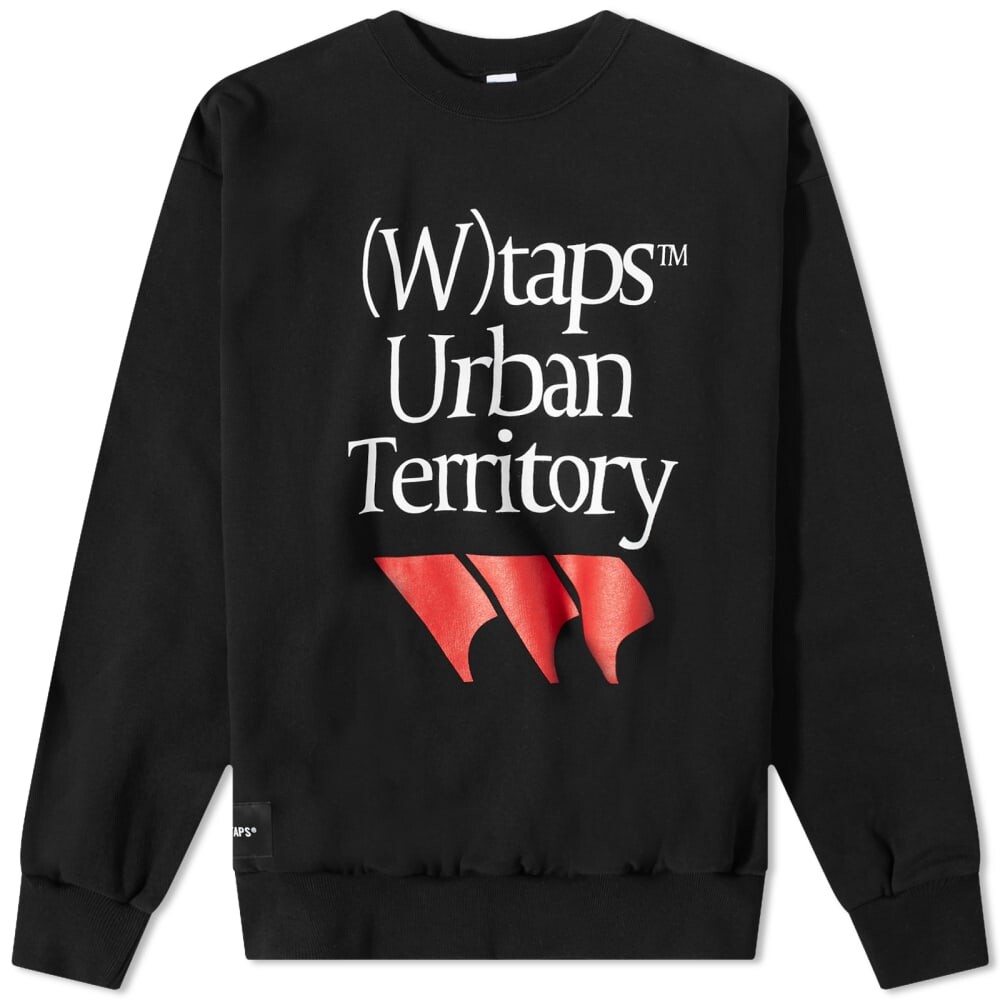 

Толстовка WTAPS Crew Neck Sweat, Черный