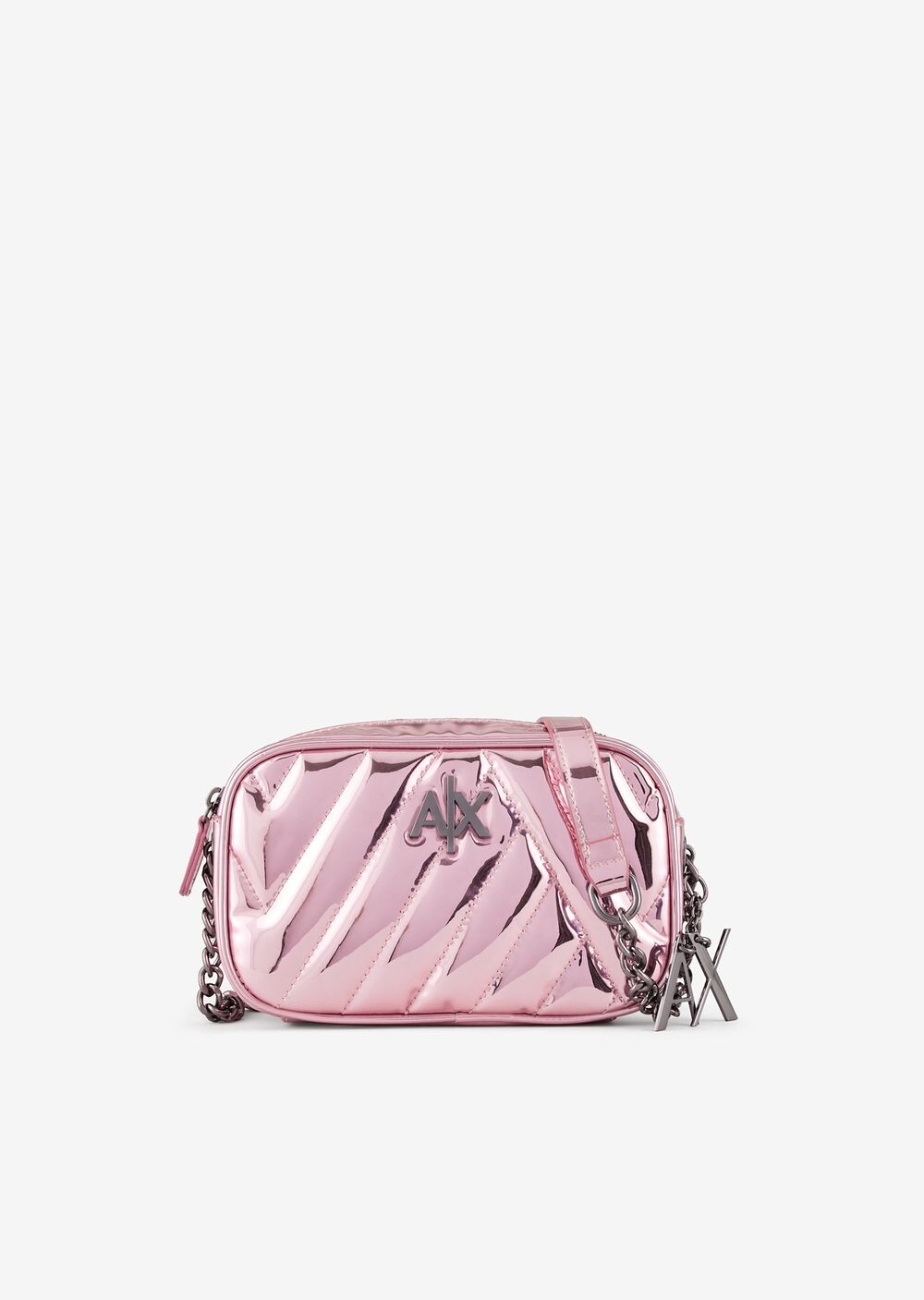 

Сумка-чехол для фотоаппарата с логотипом Armani Exchange, розовый