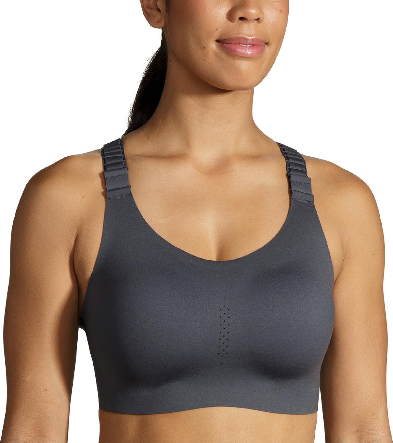 

Бюстгальтер для бега Dare Racerback 2.0 Brooks, серый