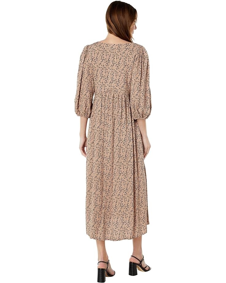 

Платье Saltwater Luxe Turner 3/4 Sleeve Maxi Dress, цвет Fawn