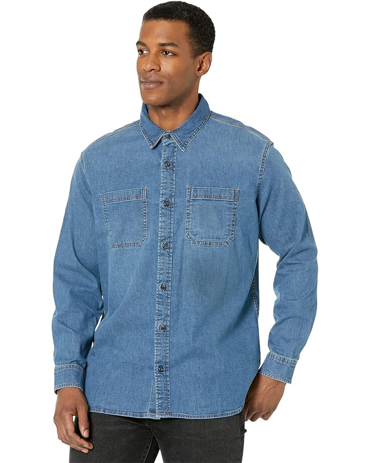 

Рубашка L.L.Bean BeanFlex Denim, цвет Stonewashed
