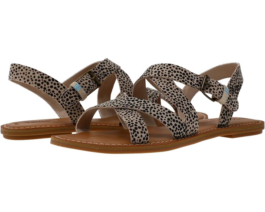 

Сандалии TOMS Sicily, цвет Macadamia Mini Cheetah Suede