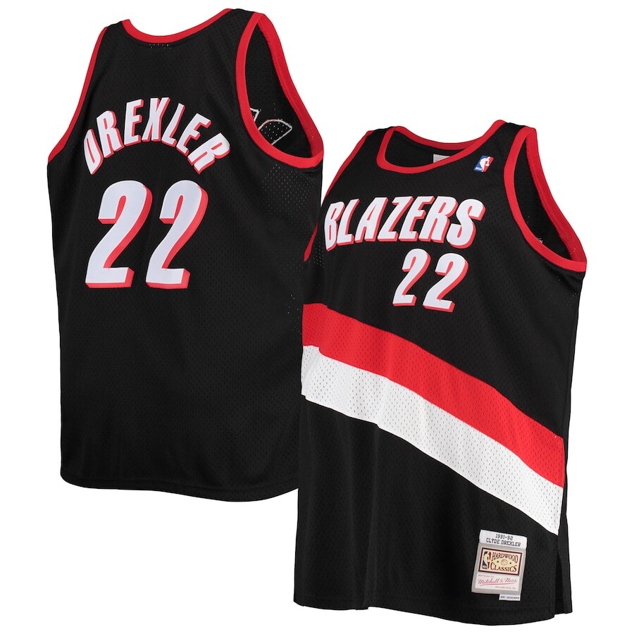 

Джерси Mitchell & Ness Portland Trail Blazers, черный