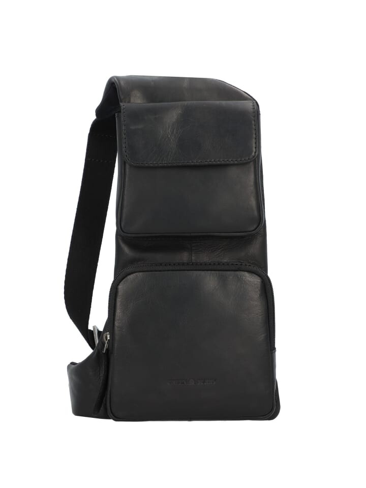 

Сумка через плечо Greenburry Leder 16 cm, черный