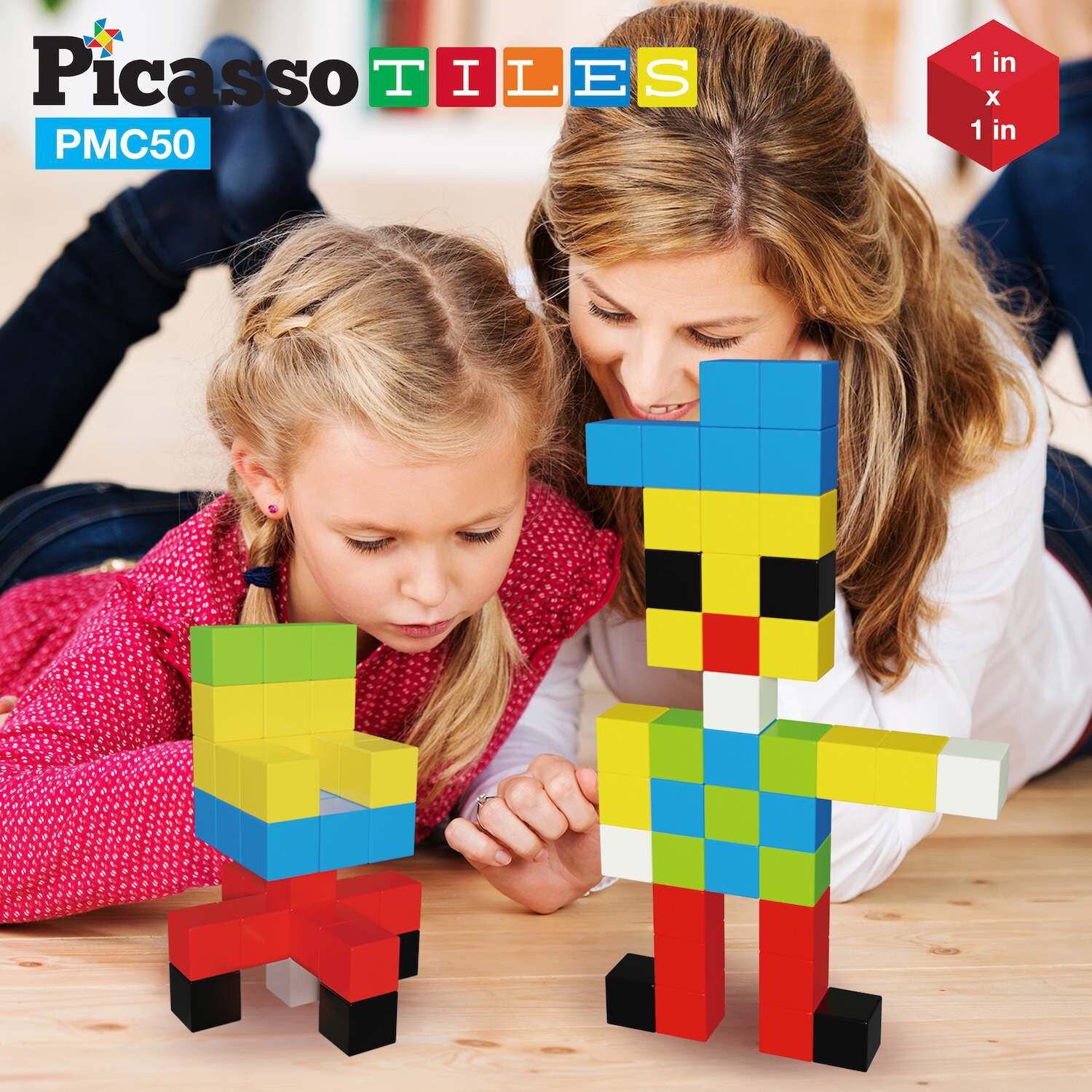 

НАБОР ПИКСЕЛЬНЫХ МАГНИТНЫХ КУБИКОВ, 50 ПРЕДМЕТОВ Picassotiles