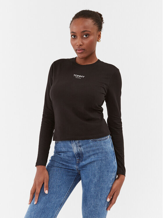 

Узкая блузка Tommy Jeans, черный