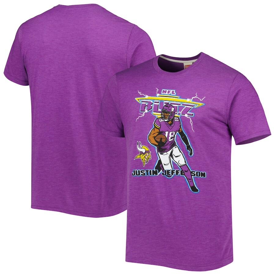 

Футболка с коротким рукавом Homage Minnesota Vikings, фиолетовый