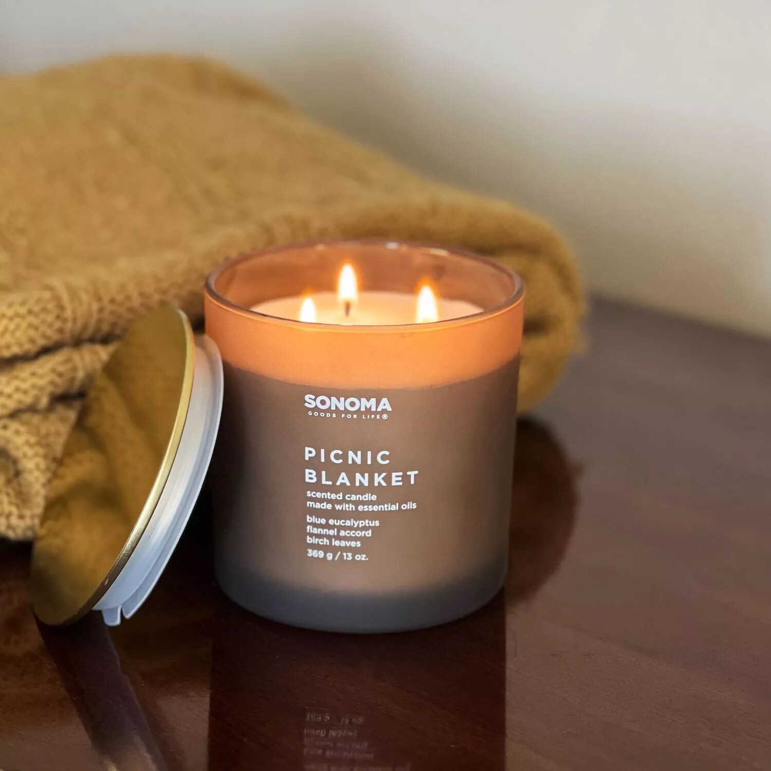 

Sonoma Goods For Life, 13 унций. Одеяло для пикника, банка для свечей