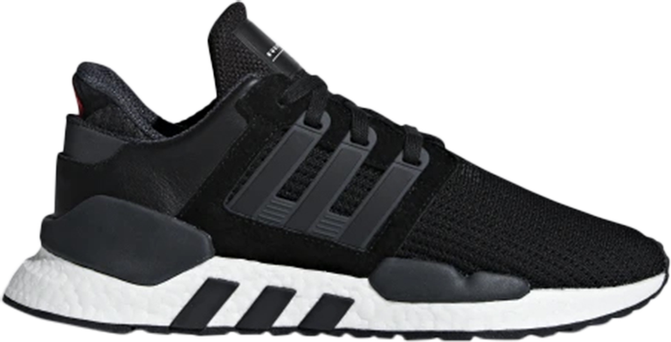 Лимитированные кроссовки Adidas EQT Support 91/18 'Core Black', черный - фото