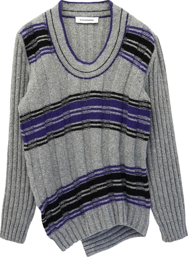 

Джемпер Kiko Kostadinov Brutus Jumper 'Grey Melange/Aura', серый