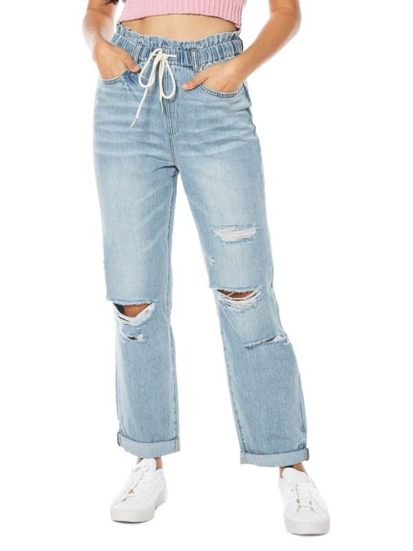 

Джинсы Juicy Couture Highland с кулиской, light wash