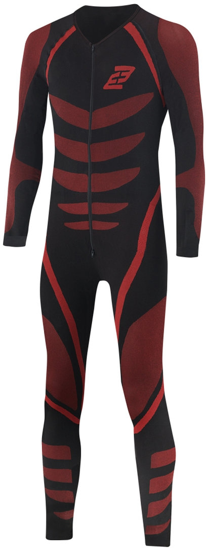 Обтягивающий костюм Bogotto Cool+ с логотипом, черный/красный