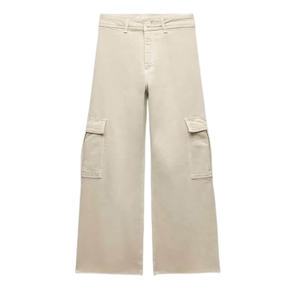 

Джинсы-карго женские Zara ZW The Marine, светло-серый