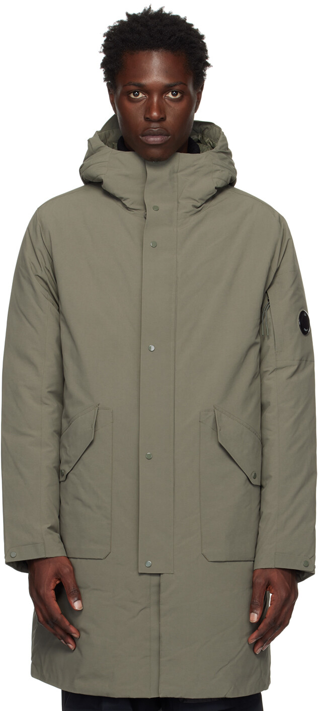 

Хаки Micro-M R Down Parka C.P. Company