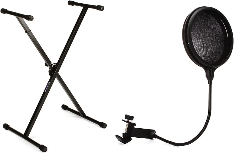 

Стойки для сцены KS7190 Classic Single-X Stand Bundle с Gator GM-POP FILTER - Pop Filter On-Stage + Gator KS7190=1 GM-POP FILTER=1