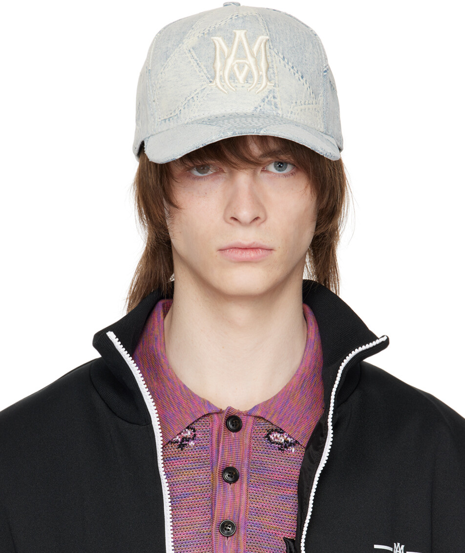 

Синяя кепка M.A. AMIRI