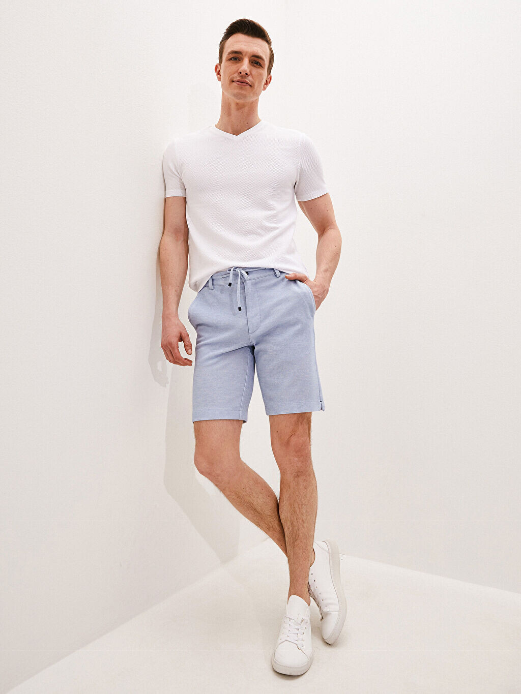 

Текстурированные мужские шорты Slim Fit LCW Vision