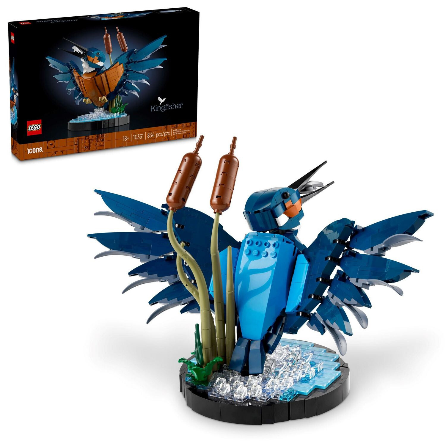

Конструктор Lego Icons Kingfisher Bird 10331, 834 детали