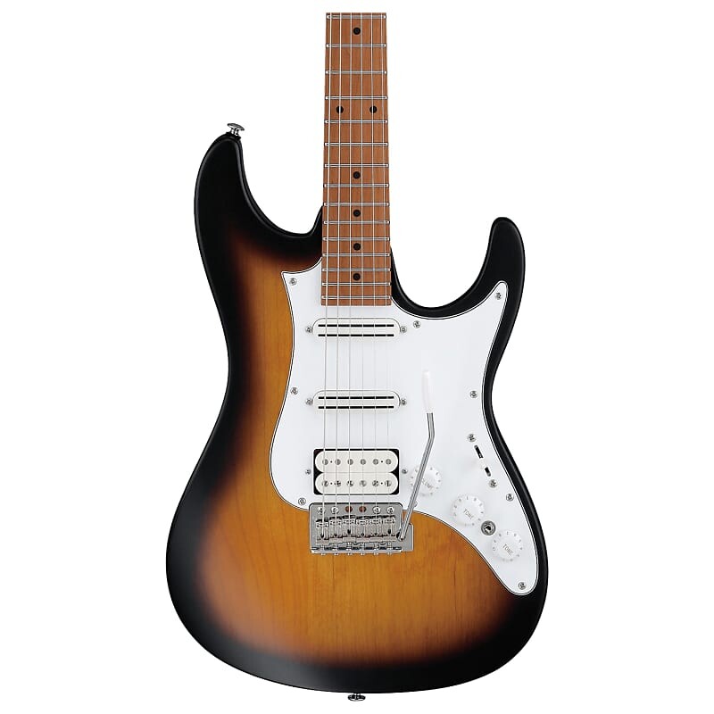 

Ibanez ATZ10P Фирменная электрогитара Andy Timmons, Sunburst Matte с сумкой для переноски