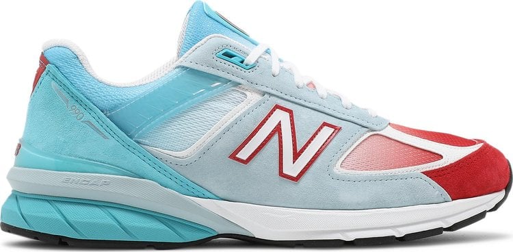 Кроссовки New Balance 990v5 Made in USA 'Ice Blue', синий - фото