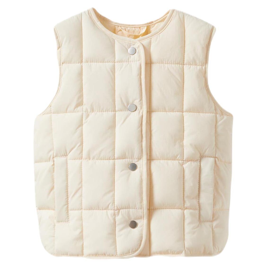 

Утепленный жилет Zara Kids New Neutrals Comfortemp Freudenberg, бежевый