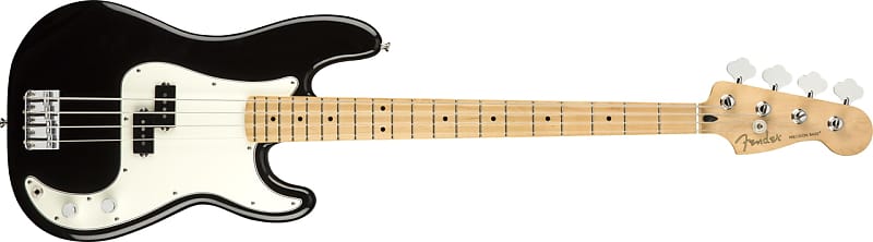 Бас-гитара Fender Player Precision, черная отделка с кленовым грифом Player Precision Bass