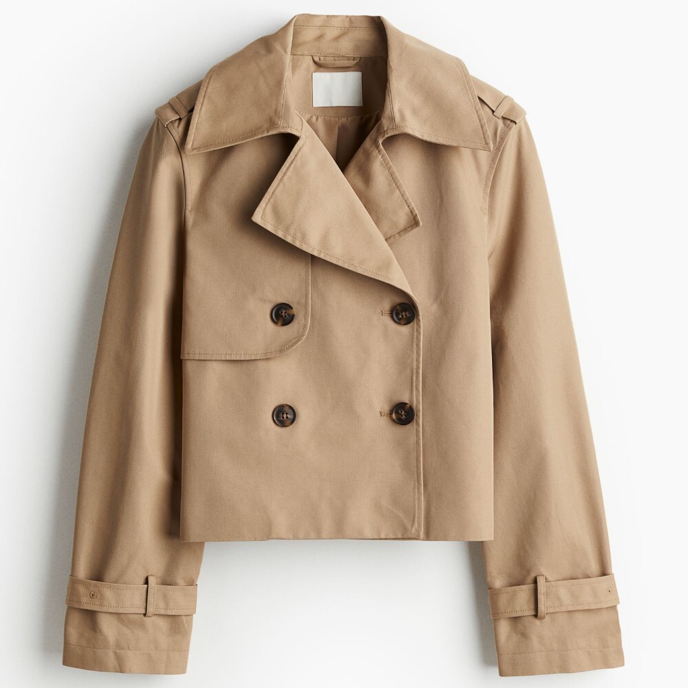 

Куртка H&M Trench-look, темно-бежевый