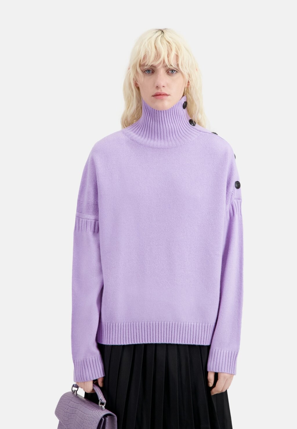 

Свитер Col Cheminée The Kooples, цвет light purple