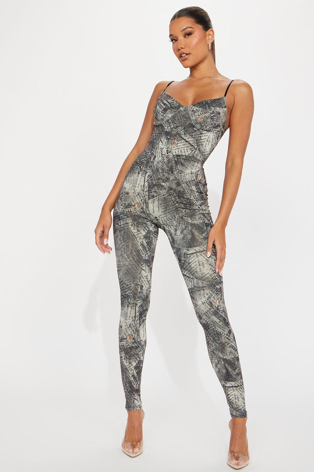 

Комбинезон Fashion Nova J5429, разноцветный