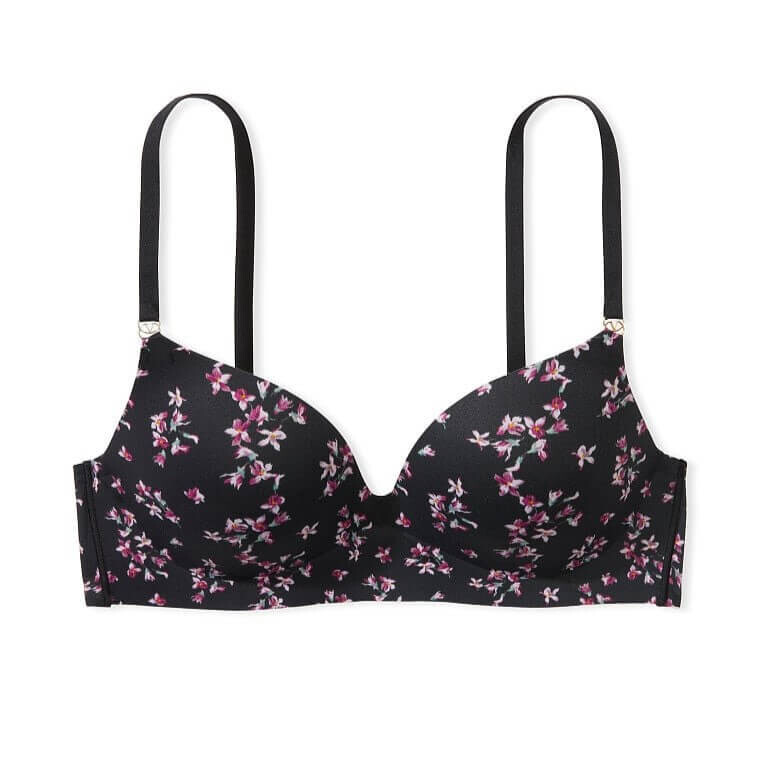 

Бюстгальтер Victoria's Secret Love Cloud Wireless Push-Up Bra, черный