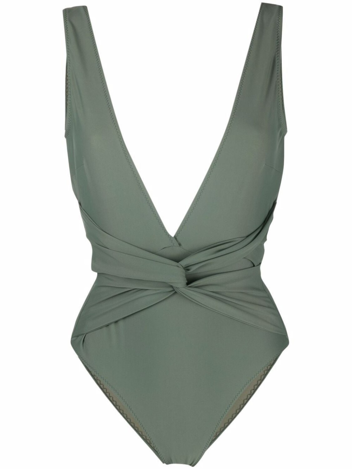 

Noire Swimwear купальник с V-образным вырезом, зеленый