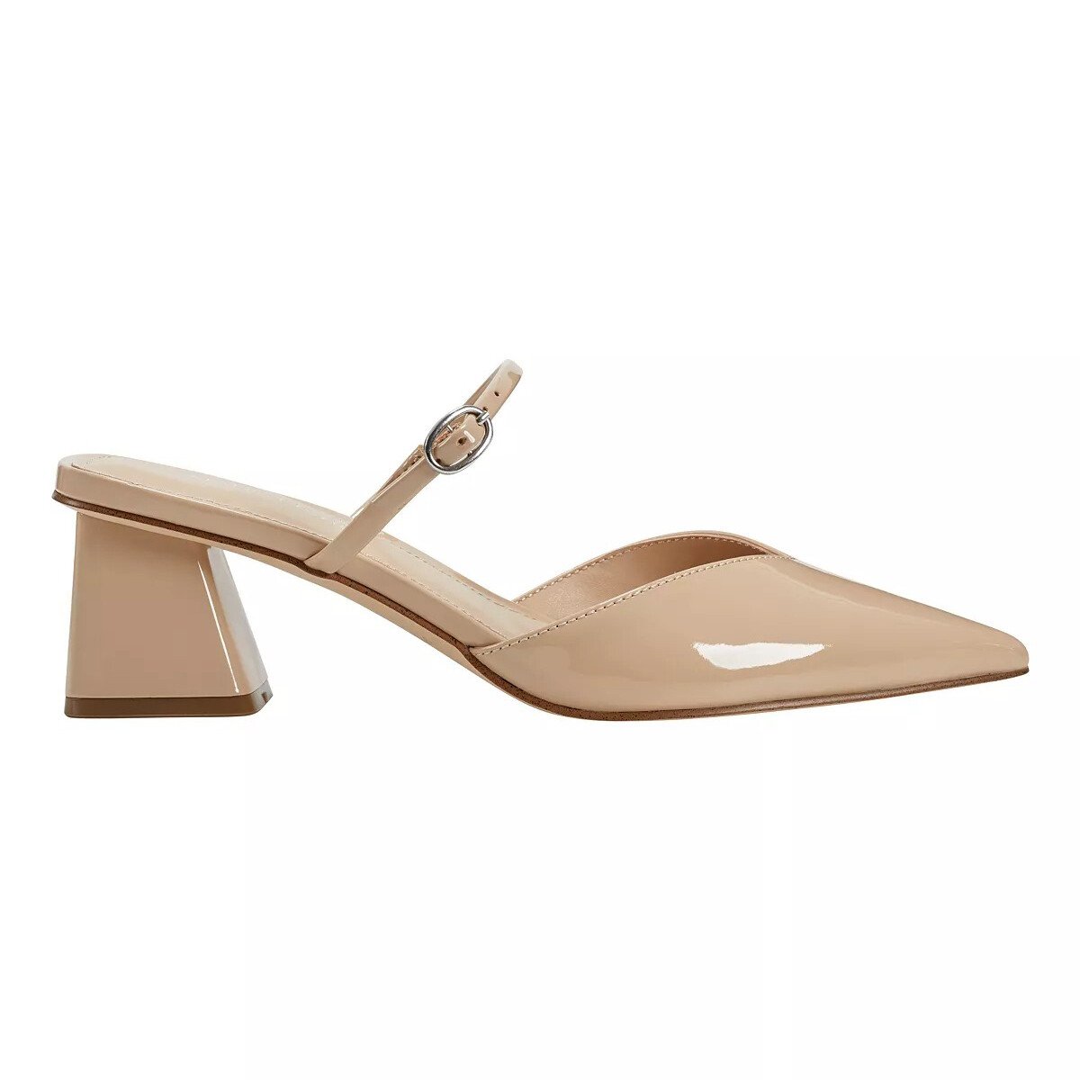 

Туфли-лодочки Marc Fisher Lakey Pointy Toe Block Heel, натуральный