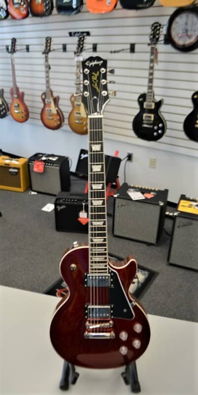 Epiphone Les Paul Modern Vintage игристое бордовое