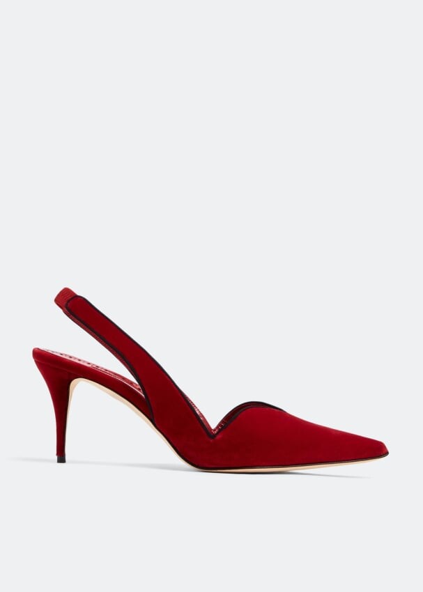 

Туфли MANOLO BLAHNIK Sinsli slingback pumps, красный