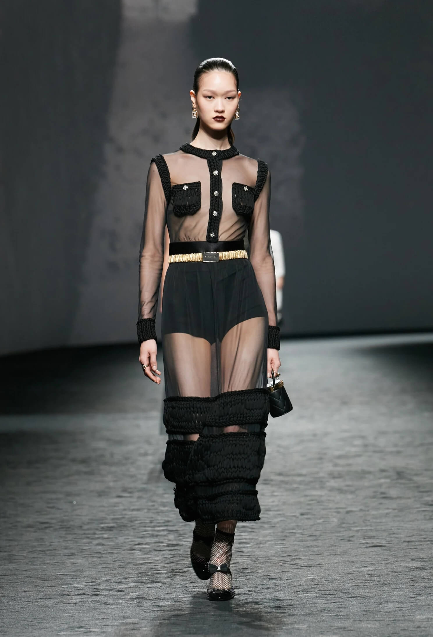 

Платье Chanel Silk & Mixed Fibers, черный
