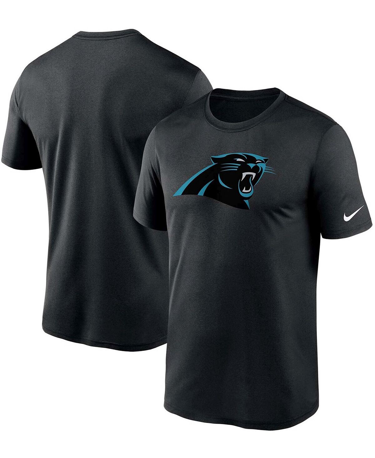 

Мужская черная футболка с логотипом carolina panthers essential legend performance Nike, черный